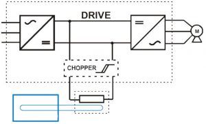 REO BWD158 breaking resistor cct